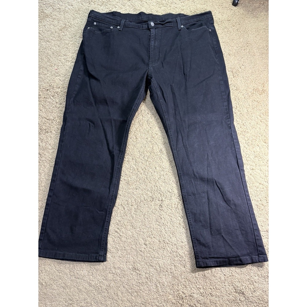 Levis 541 Jeans Men 44x30 Black Athletic Taper Leg Mid Rise Casual